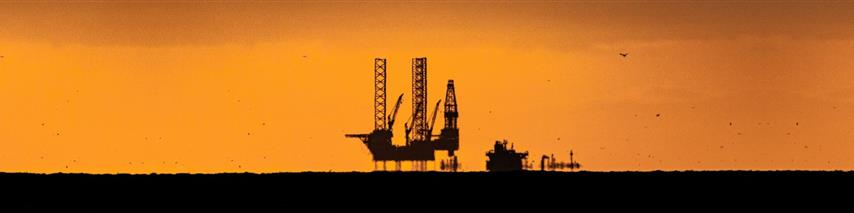 Sunset Oilrig